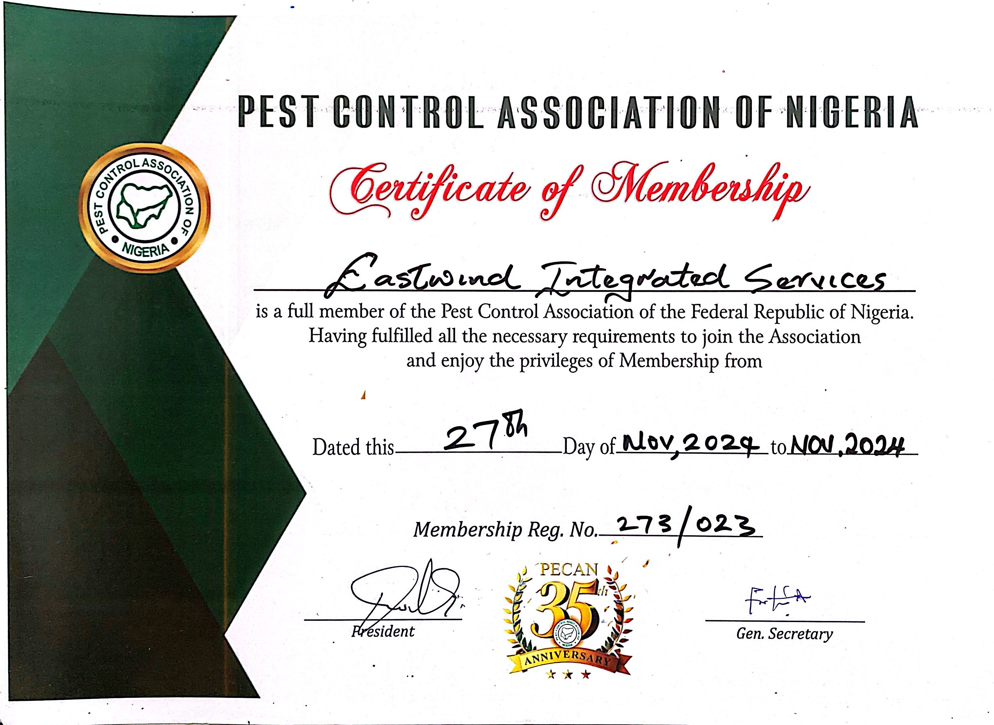 Eastwind Certification 3